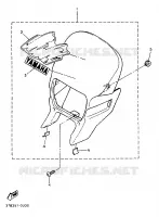 CARENAGES 1  pour Yamaha XTE 1991