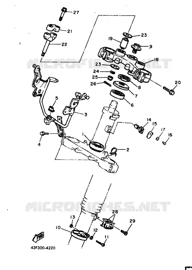 DIRECTION Yamaha MOTO 600 1986 XT  XT600