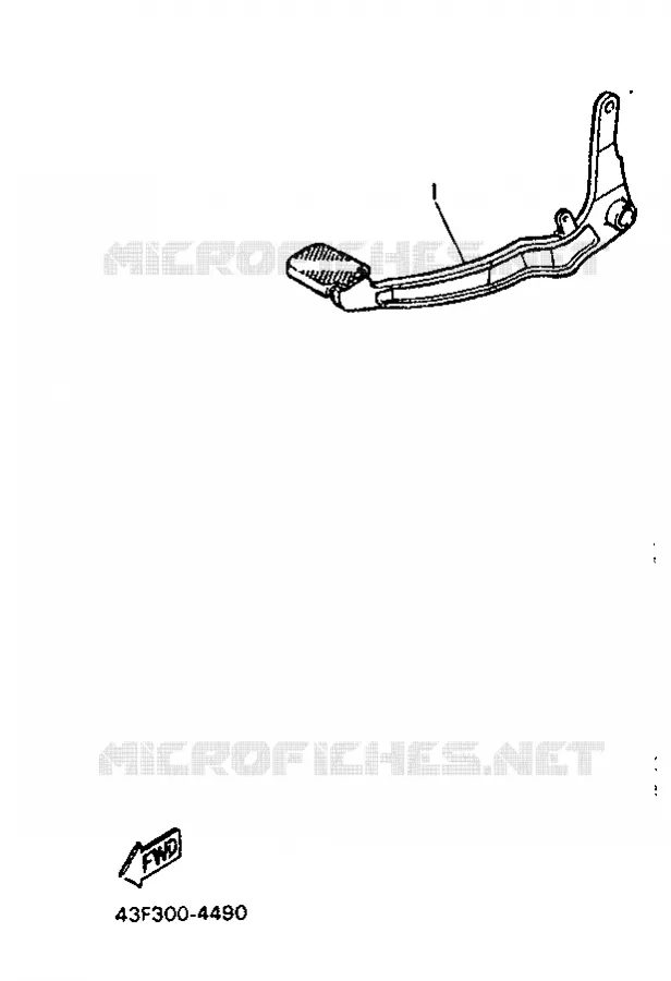 PIÈCES OPTIONNELLES - PARTIE CYCLE Yamaha MOTO 600 1986 XT  XT600