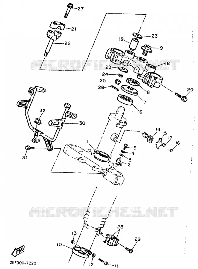 DIRECTION Yamaha MOTO 600 1987 XT  XT600