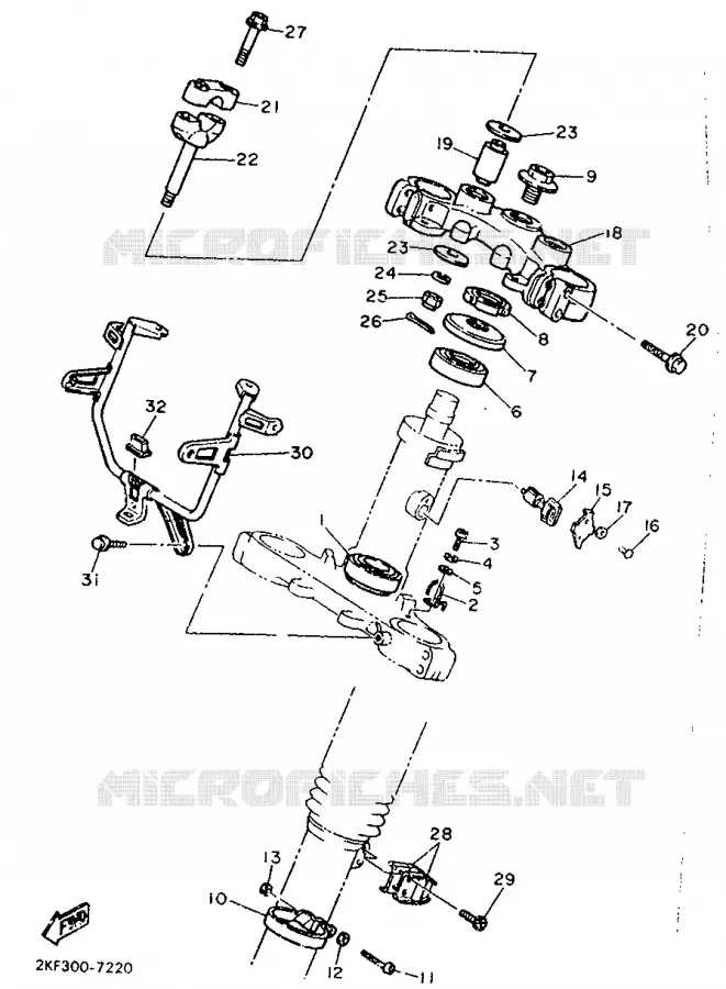 DIRECTION Yamaha MOTO 600 1987 XT  XT600