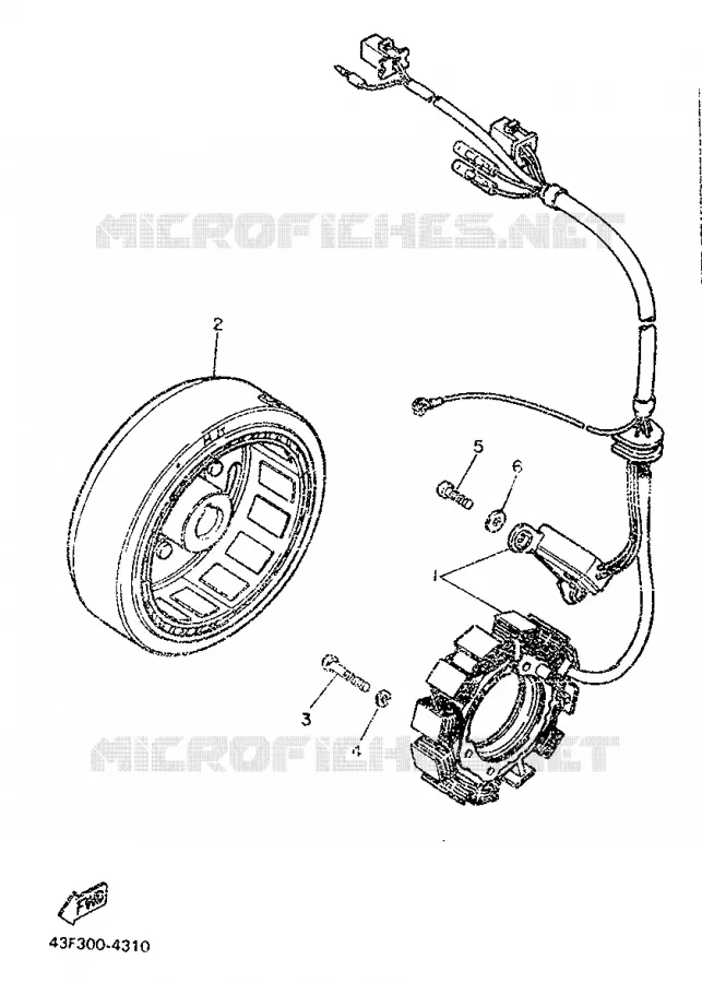 ALLUMAGE Yamaha MOTO 600 1988 XT  XT600