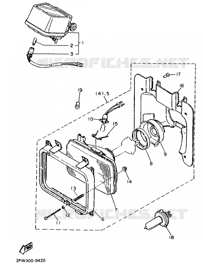 ALTERNATIVE ELECTRIQUE Yamaha MOTO 600 1989 XT  XT600