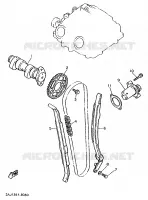ARBRE A CAMES / CHAINE DE DISTRIBUTION pour Yamaha XTE 1992