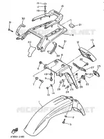 GARDE BOUE pour Yamaha XTE 1992