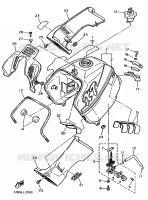RESERVOIR A ESSENCE pour Yamaha XTE 1992