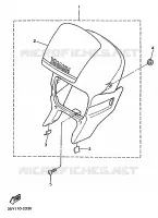 CARENAGES 1  pour Yamaha XTE 1992