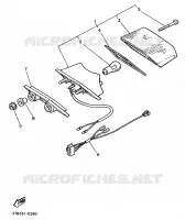 FEU ARRIERE pour Yamaha XTE 1992