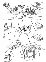 PARTIE ELECTRIQUE 1 pour Yamaha XTE 1992