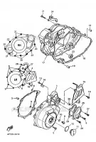 CARTER   MOTEUR 1 pour Yamaha XTE 1998