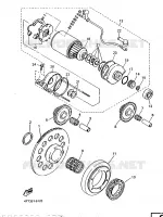 EMBRAYAGE DE DEMARREUR pour Yamaha XTE 1998