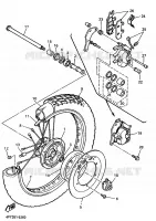 ROUE AVANT pour Yamaha XTE 1998
