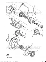 EMBRAYAGE DE DEMARREUR pour Yamaha XTE 1998