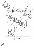 BARILLET DE SELECTION / FOURCHETTES pour Yamaha XTE 1998