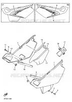 COUVERCLE LATERAL pour Yamaha XTE 1998