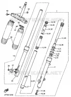 FOURCHE pour Yamaha XTE 1998
