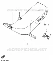 SELLE pour Yamaha XTE 1998