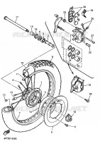 ROUE AVANT pour Yamaha XTE 1998