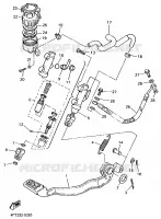 MAITRE CYLINDRE DE FREIN ARRIERE pour Yamaha XTE 1998