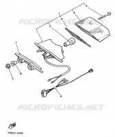 FEU ARRIERE pour Yamaha XTE 1998