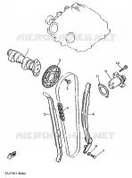 ARBRE A CAMES / CHAINE DE DISTRIBUTION pour Yamaha XTE 1998