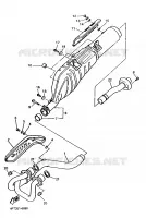ECHAPPEMENT pour Yamaha XTE 1998