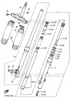 FOURCHE pour Yamaha XTE 1998