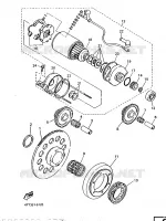 EMBRAYAGE DE DEMARREUR pour Yamaha XTE 1998