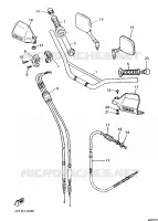 GUIDON ET CABLES pour Yamaha XTE 1998