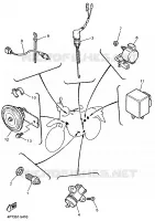 PARTIE ELECTRIQUE 2 pour Yamaha XTE 1998