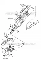 ECHAPPEMENT pour Yamaha XTE 1998