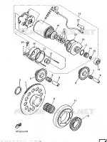 EMBRAYAGE DE DEMARREUR pour Yamaha XTE 1998