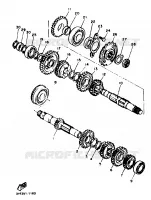 TRANSMISSION pour Yamaha XTE 1998