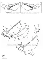 COUVERCLE LATERAL pour Yamaha XTE 1999