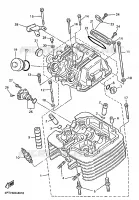 CULASSE pour Yamaha XTE 1999