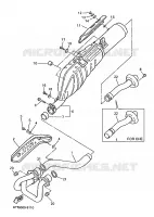 ECHAPPEMENT pour Yamaha XTE 1999