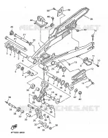 BRAS ARRIERE pour Yamaha XTE 1999