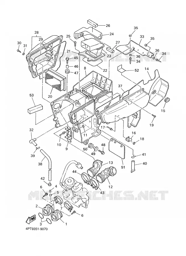 ADMISSION Yamaha MOTO 600 2000 XTE  XT600E
