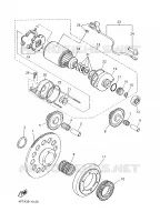 EMBRAYAGE DE DEMARREUR pour Yamaha XTE 2002