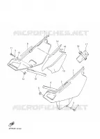 COUVERCLE LATERAL pour Yamaha XTE 2002