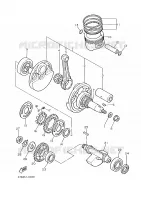 VILEBREQUIN / PISTON pour Yamaha XTE 2002