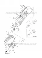 ECHAPPEMENT pour Yamaha XTE 2002