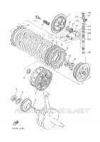 EMBRAYAGE DE DEMARREUR pour Yamaha XTE 2002