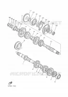 TRANSMISSION pour Yamaha XTE 2002