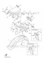 GARDE BOUE pour Yamaha XTE 2002