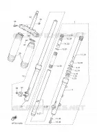 FOURCHE pour Yamaha XTE 2002