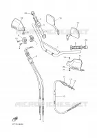 GUIDON ET CABLES pour Yamaha XTE 2002