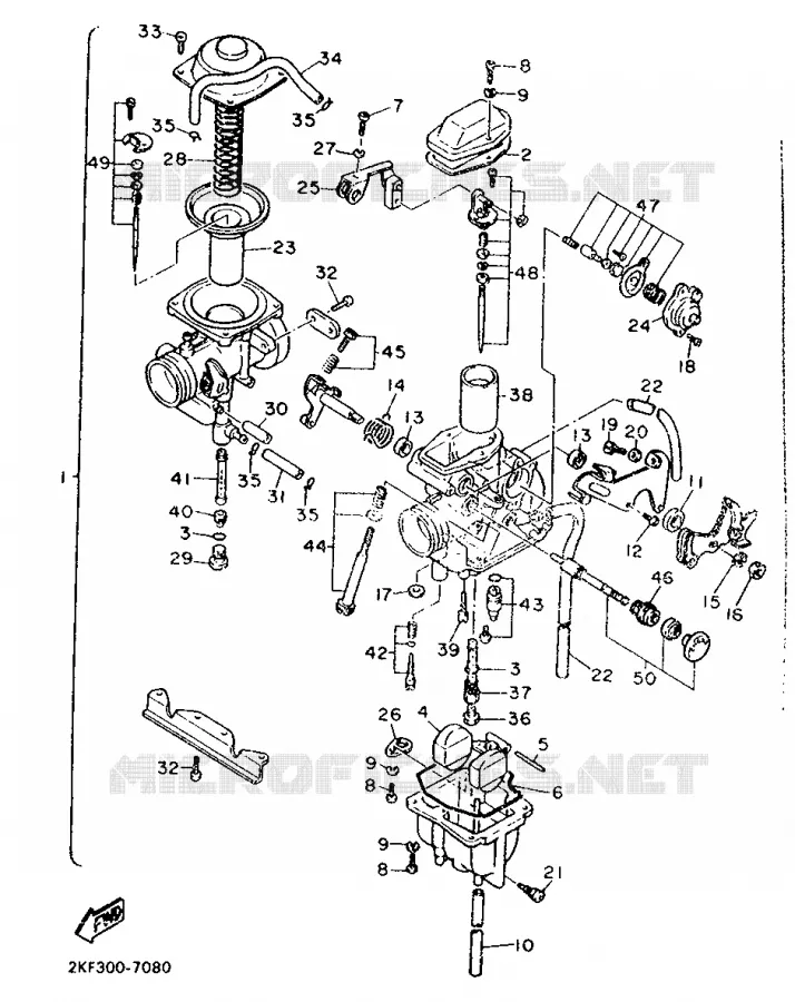 CARBURATEUR Yamaha MOTO 600 1987 XT  XT600