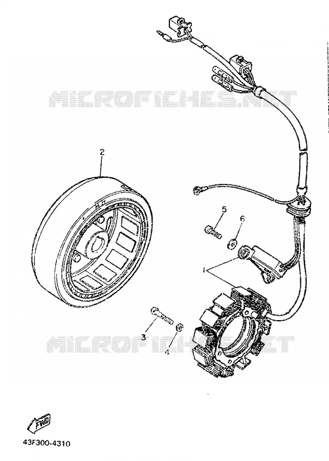 ALLUMAGE Yamaha MOTO 600 1987 XT  XT600