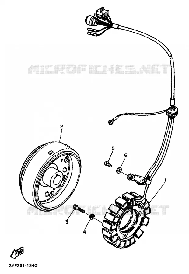 ALLUMAGE Yamaha MOTO 600 1992 XT  XT600K